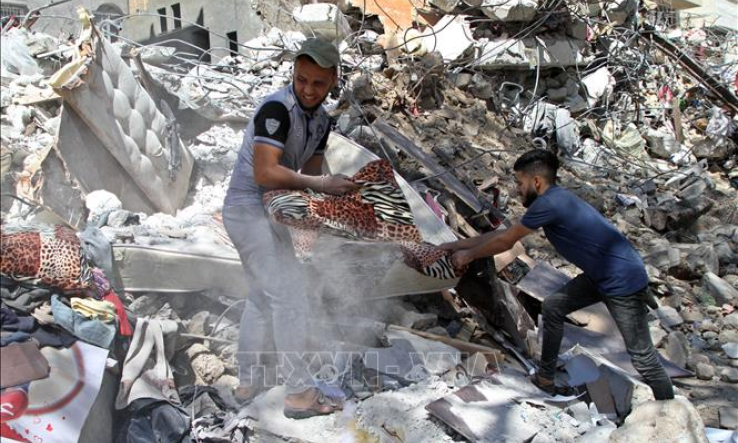 LHQ k&ecirc;u gọi th&uacute;c đẩy song song tiến tr&igrave;nh ch&iacute;nh trị v&agrave; t&aacute;i thiết Dải Gaza