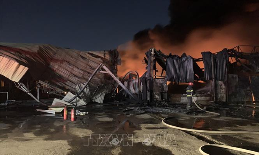 Li&ecirc;n tiếp xảy ra ba vụ ch&aacute;y lớn tại B&igrave;nh Dương