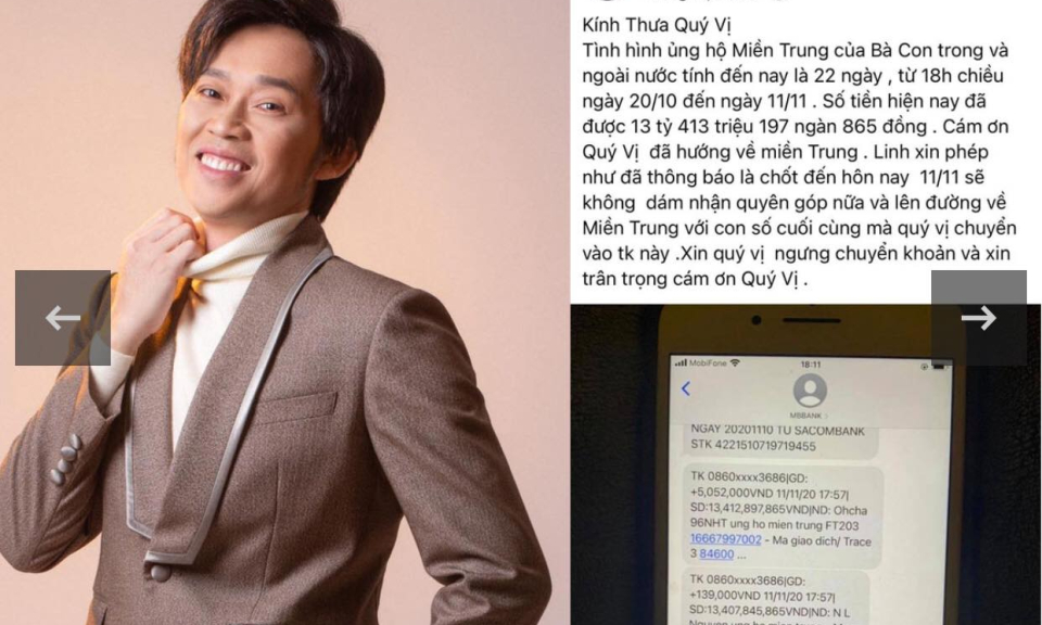 &Yacute; kiến luật sư xung quanh việc nghệ sỹ Ho&agrave;i Linh chậm chuyển tiền từ thiện