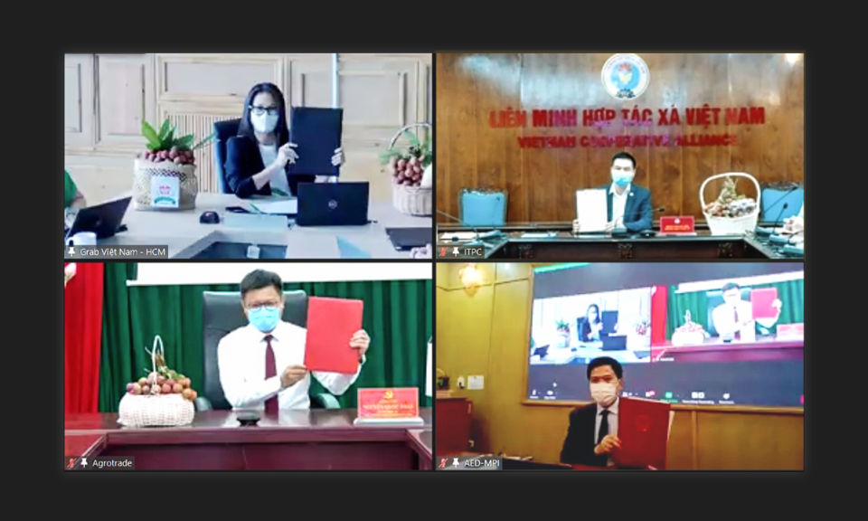 Hợp t&aacute;c hỗ trợ chuyển đổi số, kết nối ti&ecirc;u thụ n&ocirc;ng sản