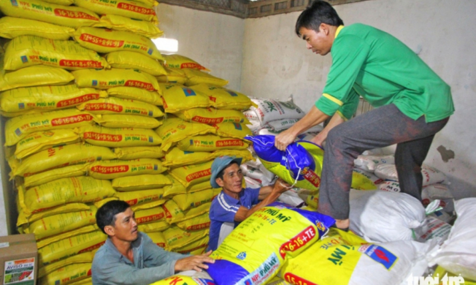 Gi&aacute; ph&acirc;n b&oacute;n trong nước diễn biến theo quy luật thị trường thế giới