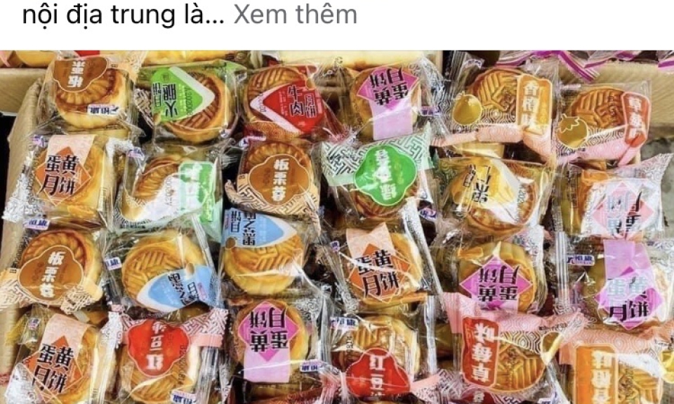 Cảnh b&aacute;o chất lượng b&aacute;nh trung thu mini gi&aacute; chỉ từ 3.000 đồng/chiếc b&aacute;n tr&agrave;n lan tr&ecirc;n mạng x&atilde; hội