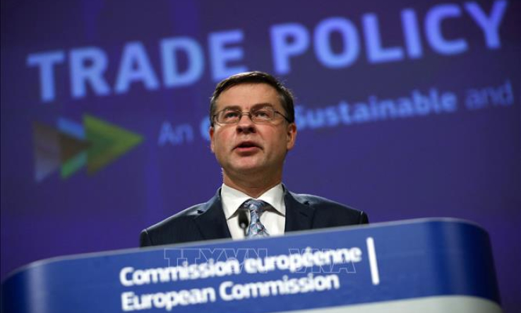 EU, Mỹ c&oacute; thể đạt được thỏa thuận thương mại v&agrave;o đầu th&aacute;ng 11 tới