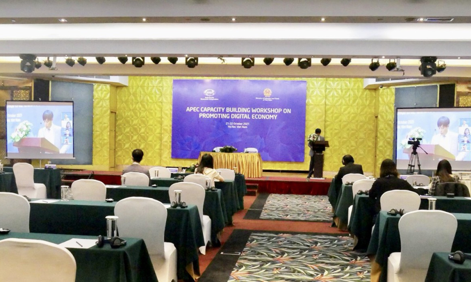 X&acirc;y dựng năng lực APEC về th&uacute;c đẩy nền kinh tế số