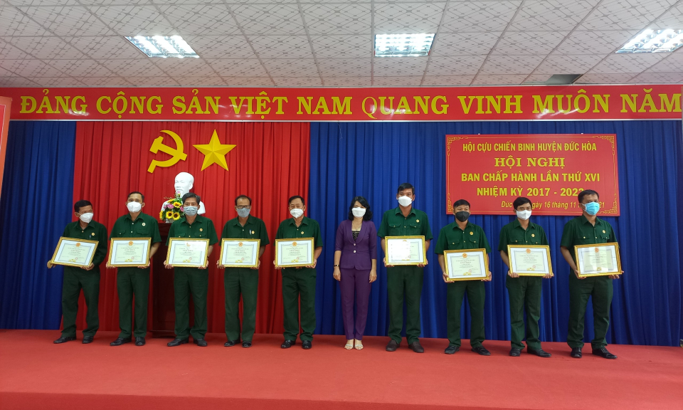 Cựu chiến binh Đức H&ograve;a: Hội nghị Ban chấp h&agrave;nh lần thứ 16