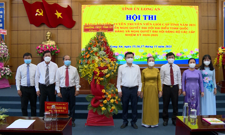 Khai mạc Hội thi B&aacute;o c&aacute;o vi&ecirc;n, tuy&ecirc;n truyền vi&ecirc;n giỏi tỉnh Long An năm 2021
