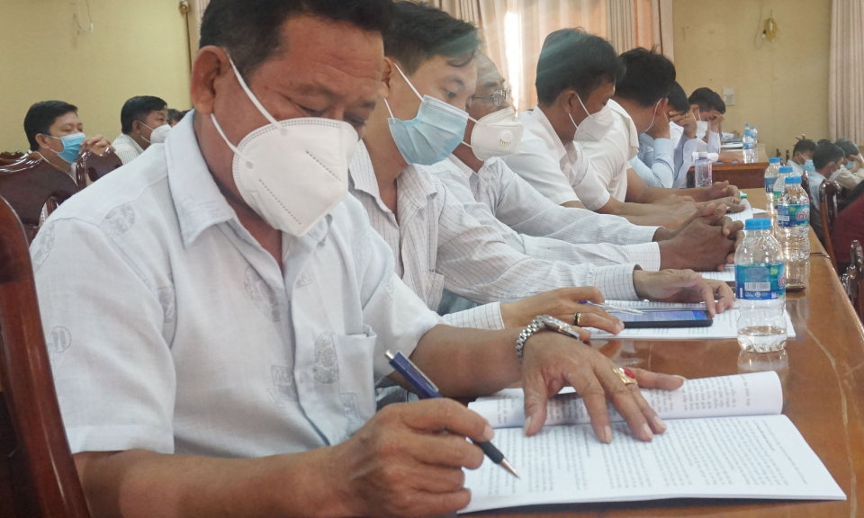 Bến Lức tập huấn bồi dưỡng kỹ năng, nghiệp vụ cho đội ngũ H&ograve;a giải ở cơ sở