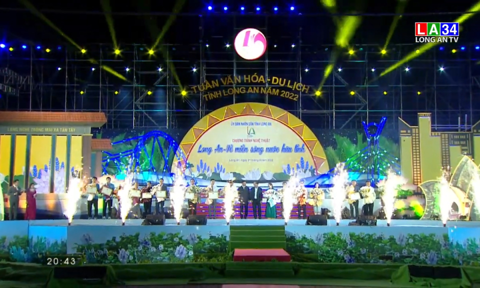 Chương tr&igrave;nh văn nghệ Lễ bế mạc Tuần Văn h&oacute;a - Du lịch Long An 2022