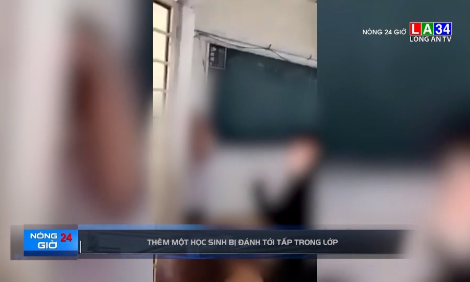 Lại xuất hiện clip học sinh đ&aacute;nh bạn như đấm bốc ngay trong lớp