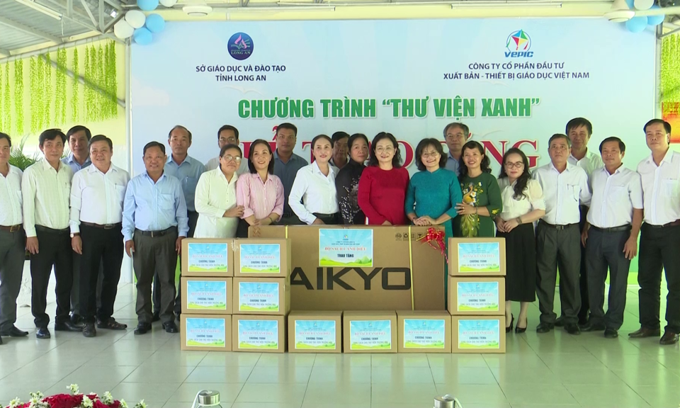 Chương trình “ Thư viện xanh” tại Long An - Báo và phát thanh, truyền ...