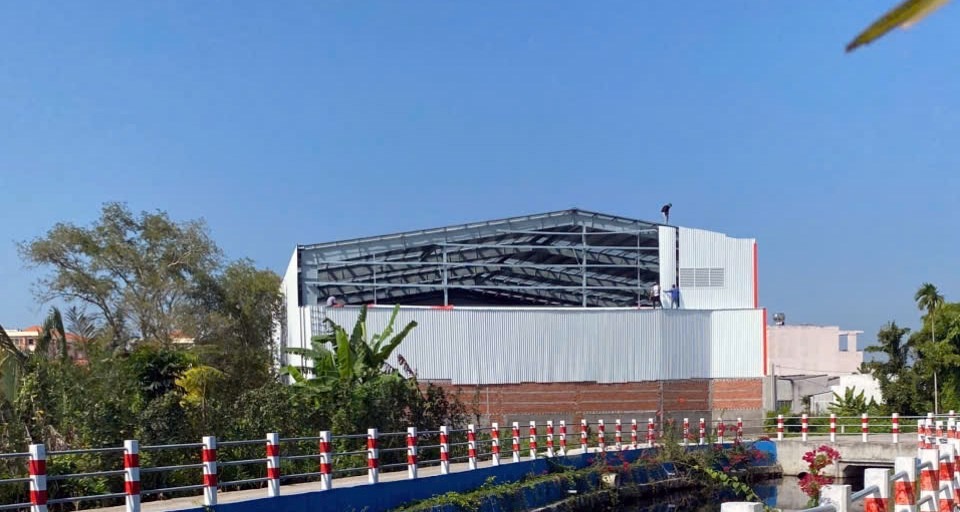 Xử lý thế nào với công trình Nhà thể thao Pickleball xây dựng trên đất nông nghiệp (ảnh H.H)