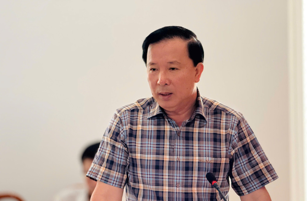 Phó Bí thư Tỉnh ủy, Bí thư Đảng ủy UBND tỉnh, Chủ tịch UBND tỉnh - Nguyễn Văn Út phát biểu, làm rõ một số nội dung trọng tâm