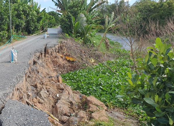 Từ đầu năm 2025 đến nay, trên địa bàn tỉnh xảy ra 6 điểm sạt lở, sụt lún