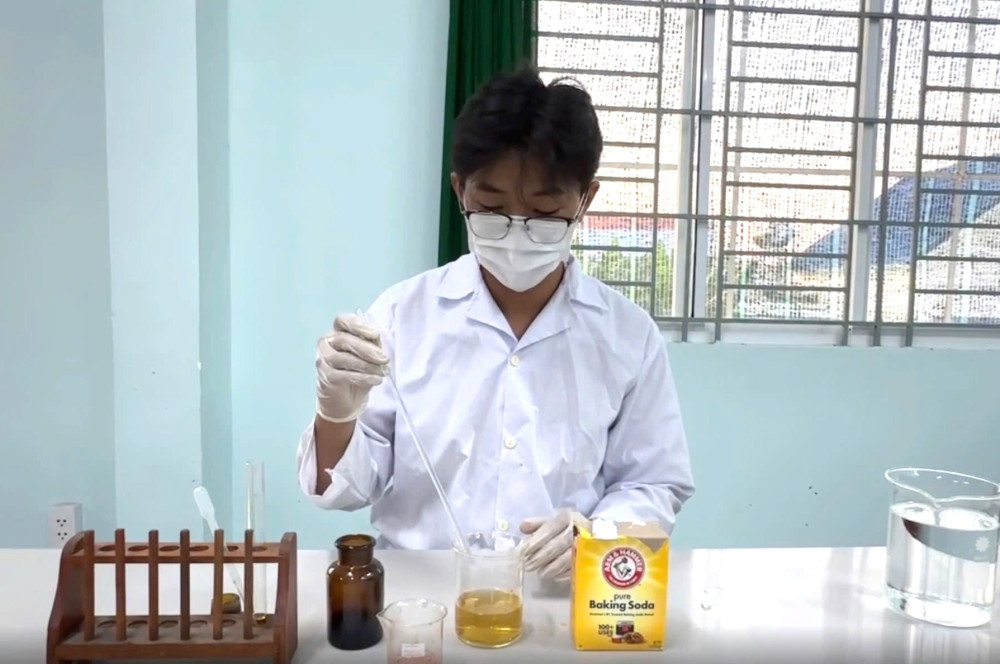 Em Lê Minh Lợi thực hiện dự án