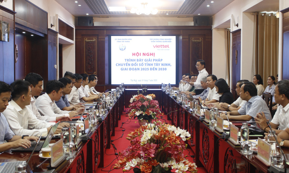 Giải ph&aacute;p chuyển đổi số tại tỉnh T&acirc;y Ninh giai đoạn 2025-2030