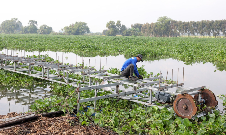 Cần trang bị th&ecirc;m phương tiện xử l&yacute; lục b&igrave;nh tr&ecirc;n s&ocirc;ng V&agrave;m Cỏ Đ&ocirc;ng