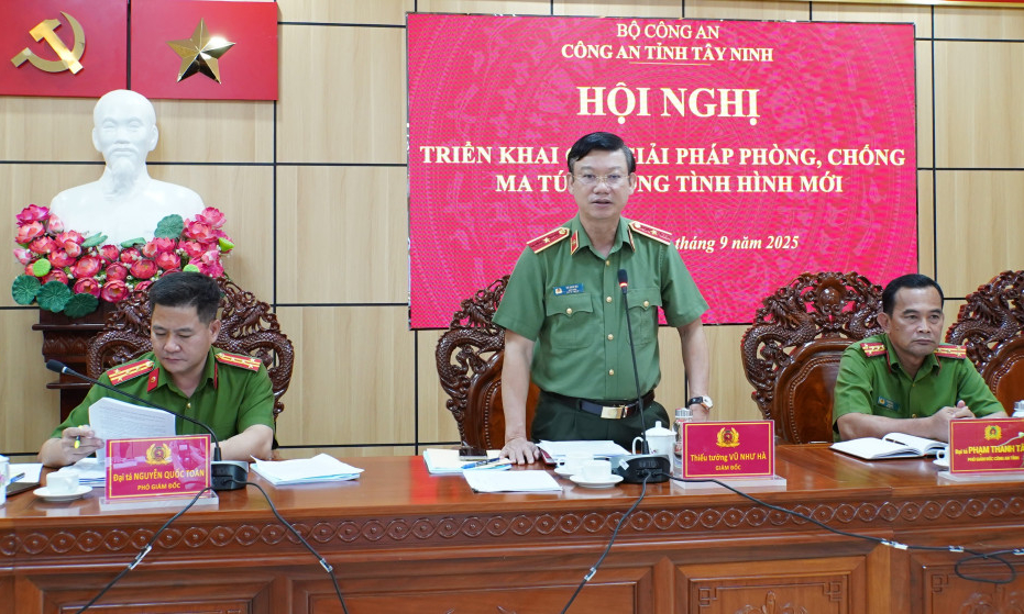 C&ocirc;ng an tỉnh T&acirc;y Ninh triển khai c&aacute;c giải ph&aacute;p ph&ograve;ng, chống ma t&uacute;y trong t&igrave;nh h&igrave;nh mới
