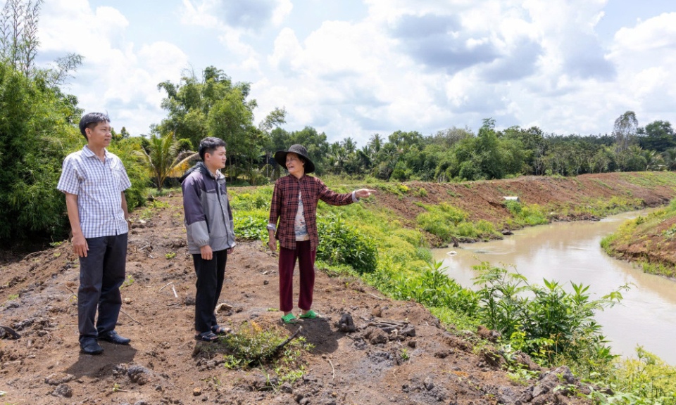 Dự &aacute;n x&acirc;y dựng k&ecirc;nh ti&ecirc;u suối Nước Đục: Người d&acirc;n kh&ocirc;ng c&ograve;n lo cảnh ngập cục bộ v&agrave;o m&ugrave;a mưa