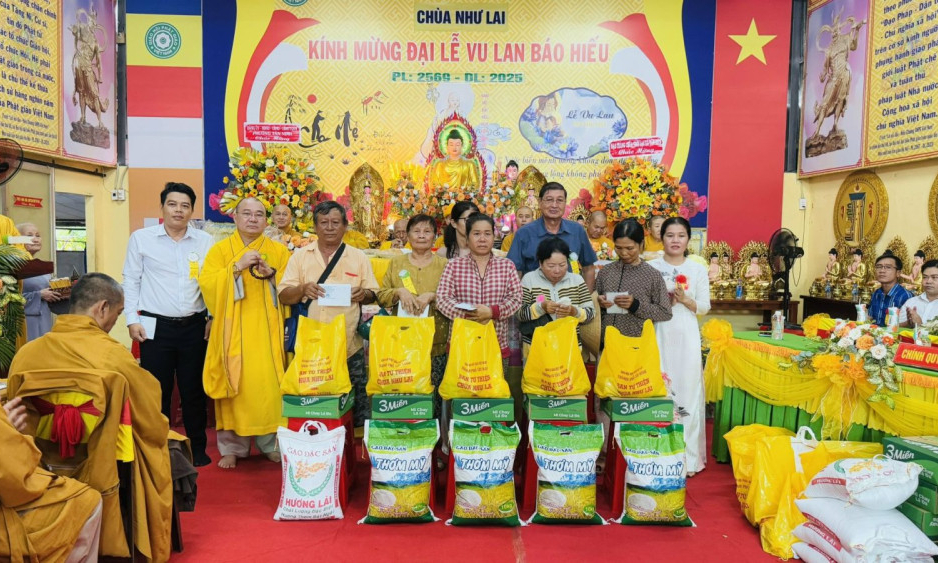 Phường T&acirc;n Ninh: Ch&ugrave;a Như Lai tổ chức Đại lễ Vu Lan b&aacute;o hiếu