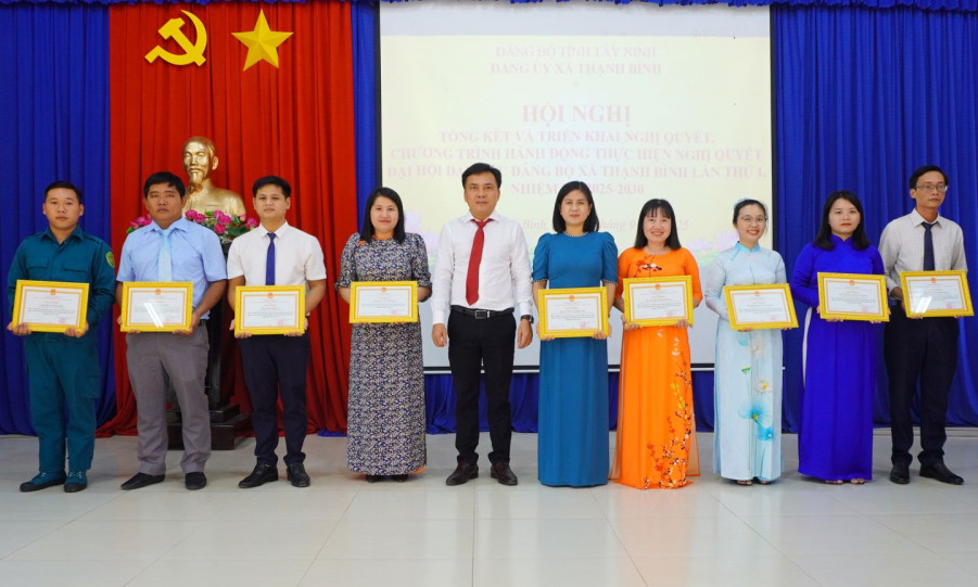 X&atilde; Thạnh B&igrave;nh: Tổng kết c&ocirc;ng t&aacute;c tổ chức Đại hội Đảng v&agrave; triển khai nghị quyết nhiệm kỳ mới