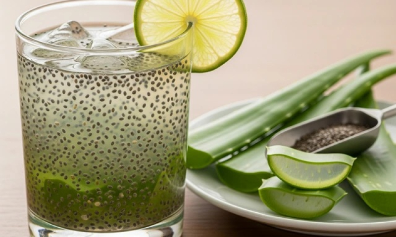 Hạt chia kết hợp nha đam: lợi &iacute;ch bất ngờ đến cơ thể