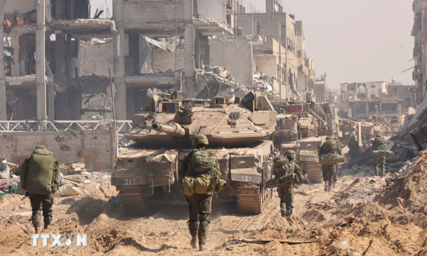 Israel tiến h&agrave;nh chiến dịch tấn c&ocirc;ng tr&ecirc;n bộ tại Th&agrave;nh phố Gaza