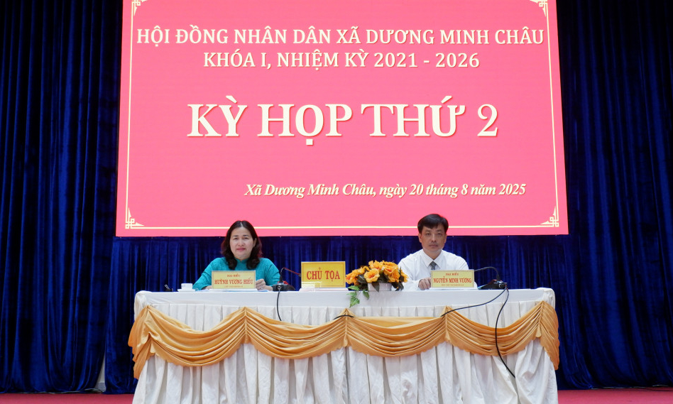 Kỳ họp thứ 2 HĐND x&atilde; Dương Minh Ch&acirc;u: Th&ocirc;ng qua 7 Nghị quyết