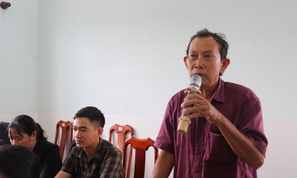 Cử tri x&atilde; Mỹ An kiến nghị sớm n&acirc;ng cấp Quốc lộ 62