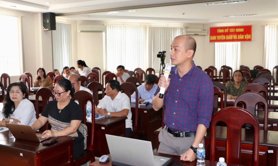 Li&ecirc;n hiệp c&aacute;c Hội Khoa học v&agrave; Kỹ thuật tỉnh đ&oacute;ng g&oacute;p Văn kiện Đại hội XIV của Đảng