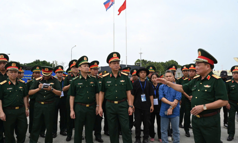 Tổng duyệt Chương tr&igrave;nh giao lưu hữu nghị quốc ph&ograve;ng bi&ecirc;n giới Việt Nam - Campuchia lần thứ hai, năm 2025