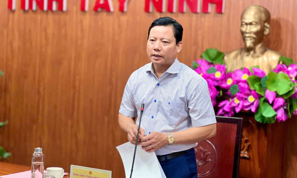 UBND tỉnh T&acirc;y Ninh chỉ đạo th&aacute;o gỡ kh&oacute; khăn trong hoạt động của ng&agrave;nh Y tế