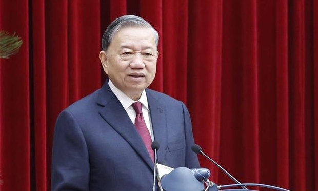 Tổng B&iacute; thư T&ocirc; L&acirc;m chủ tr&igrave; Hội nghị to&agrave;n quốc tổng kết c&ocirc;ng t&aacute;c kiểm tra, gi&aacute;m s&aacute;t, thi h&agrave;nh kỷ luật của Đảng