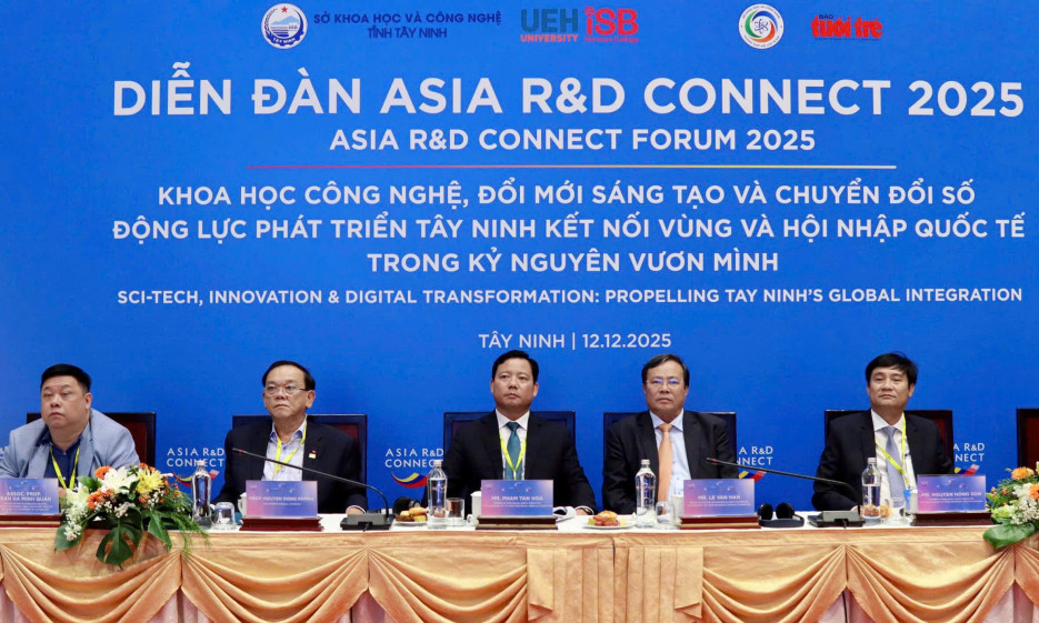 Diễn đ&agrave;n ASIA R&D CONNECT 2025: Khơi mở động lực ph&aacute;t triển mới cho T&acirc;y Ninh trong kỷ nguy&ecirc;n chuyển đổi số