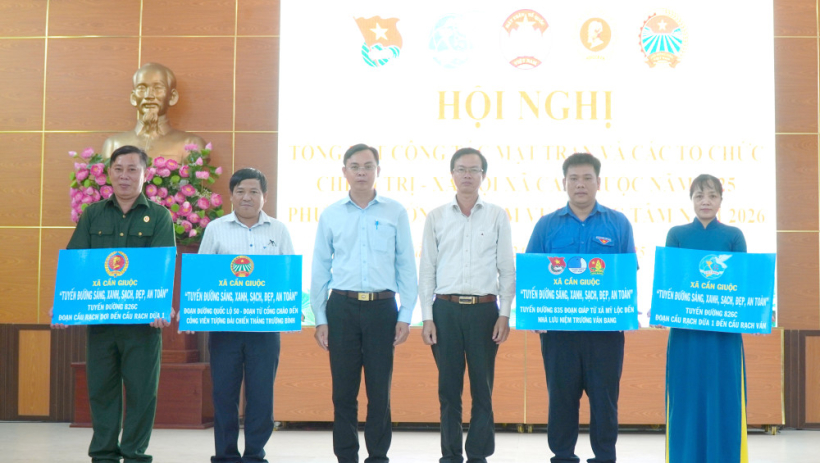 X&atilde; Cần Giuộc tổng kết c&ocirc;ng t&aacute;c Mặt trận v&agrave; c&aacute;c tổ chức ch&iacute;nh trị &ndash; x&atilde; hội năm 2025