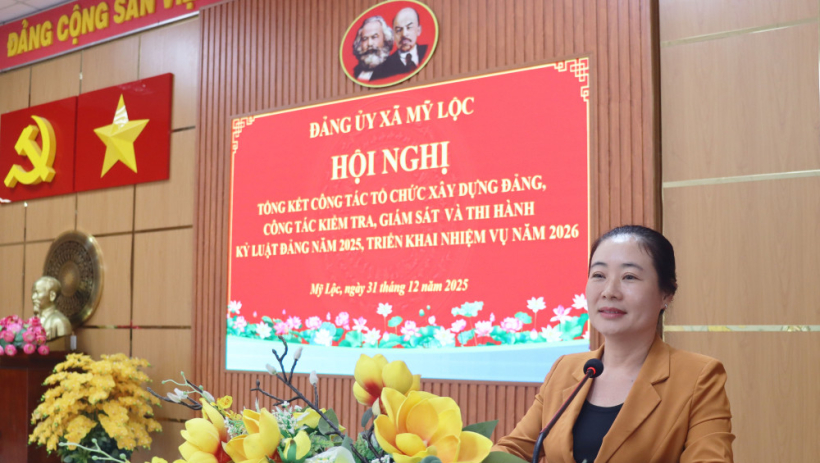 X&atilde; Mỹ Lộc: Tổng kết c&ocirc;ng t&aacute;c tổ chức x&acirc;y dựng đảng