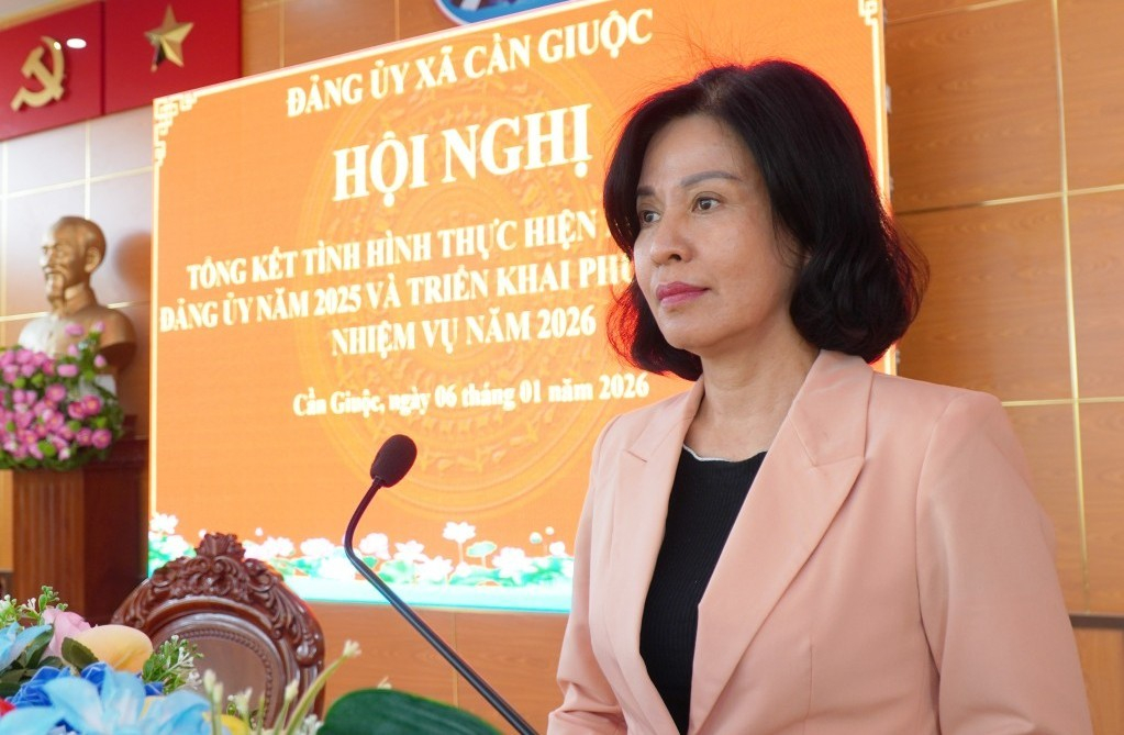 X&atilde; Cần Giuộc: Ho&agrave;n th&agrave;nh đạt v&agrave; vượt 15/15 chỉ ti&ecirc;u Nghị quyết Đảng ủy năm 2025