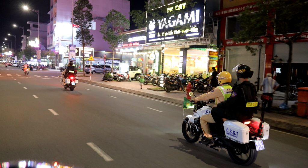 Lực lượng chức năng tuần tra, kiểm soát trên các tuyến đường