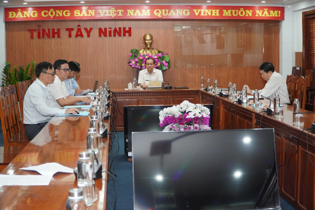 Đại biểu dự tại điểm cầu tỉnh Tây Ninh