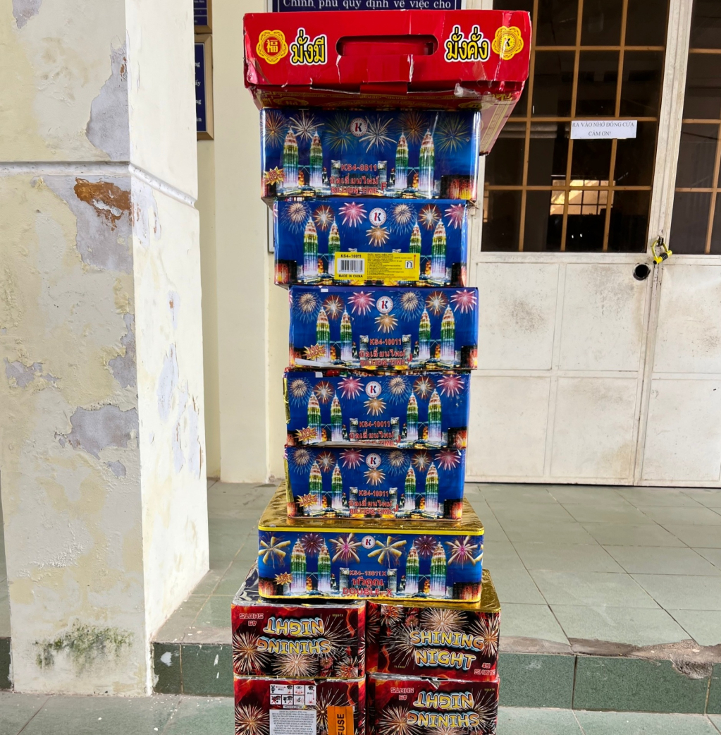 Tang vật bị lực lượng chức năng thu giữ