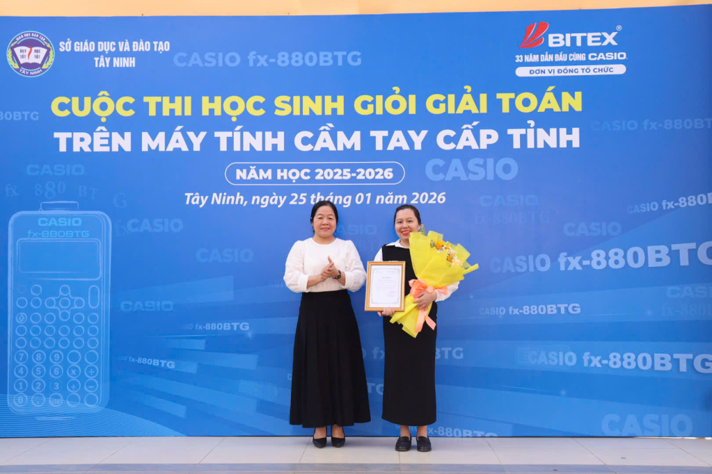 Tây Ninh tổ chức kỳ thi học sinh giỏi giải Toán trên máy tính cầm tay ...