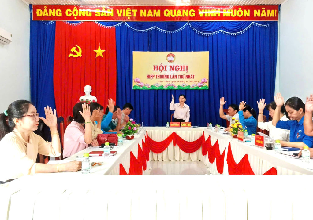 Ủy ban MTTQVN phường Hòa Thành tổ chức hội nghị hiệp thương lần thứ nhất