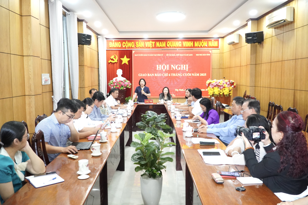 Hội nghị giao ban báo chí 6 tháng cuối năm 2025