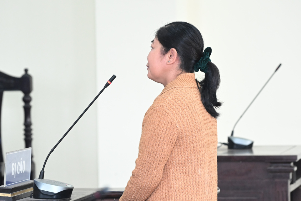 Bị cáo Lâm Thị Phấn tại phiên tòa xét xử