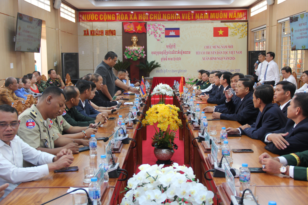 Xã Khánh Hưng họp mặt đối ngoại xuân Bính Ngọ năm 2026