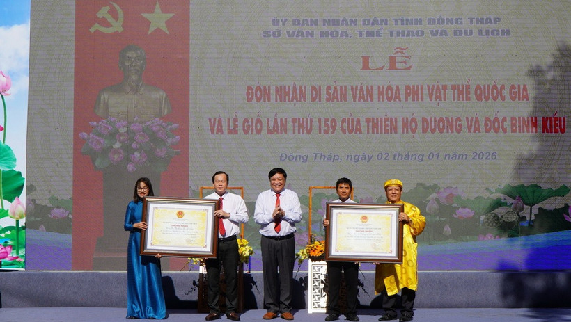 Lễ giỗ Thi&ecirc;n Hộ Dương, Đốc Binh Kiều l&agrave; Di sản văn h&oacute;a phi vật thể quốc gia