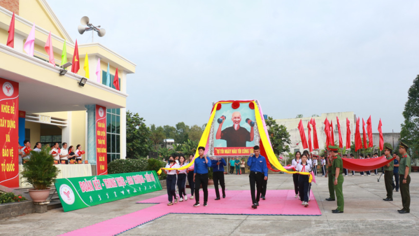 X&atilde; Đức Lập: Khai mạc Đại hội Thể dục Thể thao x&atilde; lần thứ I