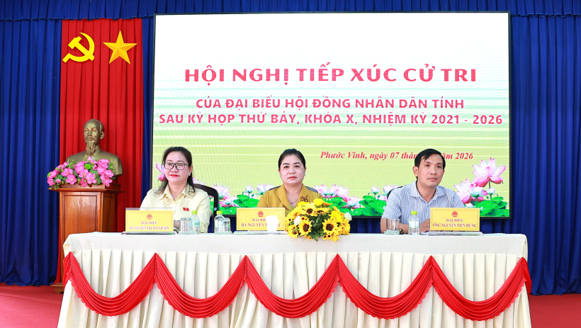 Cử tri x&atilde; Phước Vinh đồng thuận cao với quyết s&aacute;ch của tỉnh