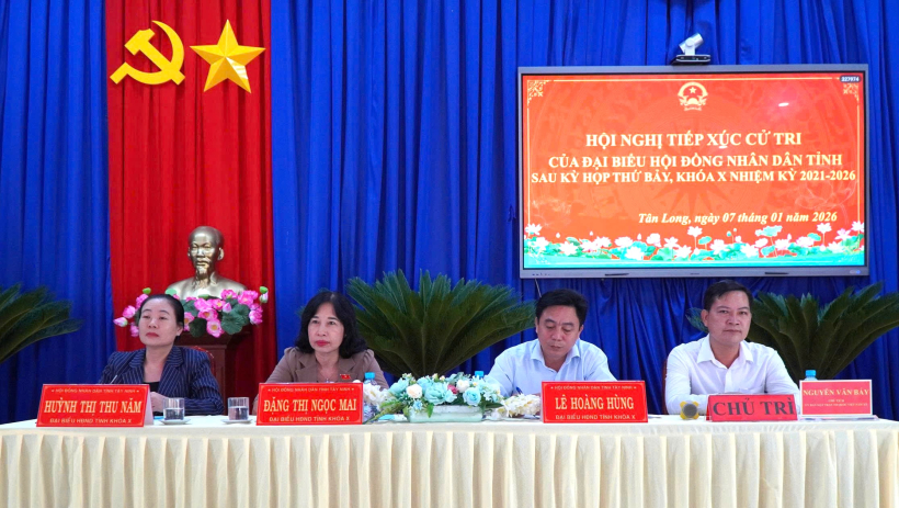 Cử tri x&atilde; T&acirc;n Long kiến nghị vấn đề an ninh trật tự