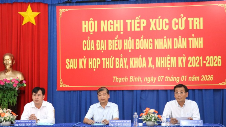 Cử tri x&atilde; Thạnh B&igrave;nh kiến nghị n&acirc;ng mức hỗ trợ x&acirc;y nh&agrave; ở cho hộ c&oacute; ho&agrave;n cảnh kh&oacute; khăn