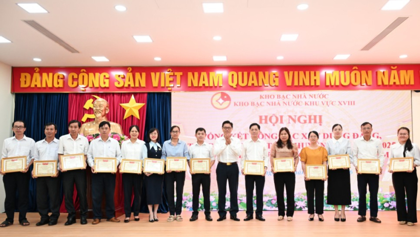 Kho bạc Nh&agrave; nước khu vực XVIII ho&agrave;n th&agrave;nh xuất sắc nhiệm vụ năm 2025